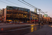 Huntington Ave Northeastern University Marino Center at Dusk Photograph by Toby McGuire