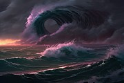 Hurricane in the sea on the city Digital Art by Benny Marty Hurricane in the sea on the city Digital Art by Benny Marty