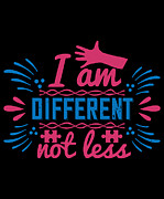 I am different not less Digital Art by Jacob Zelazny