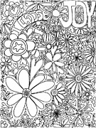 I Choose Joy - Black Line Art Digital Art by Patricia Awapara I Choose Joy - Black Line Art Digital Art by Patricia Awapara