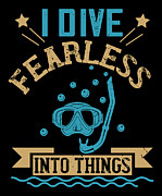 I dive fearless into things Digital Art by Jacob Zelazny