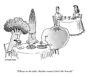 I Don't Like Broccoli Drawing by Joe Dator