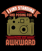 I find standing and posing for photos very awkward Digital Art by Jacob Zelazny