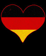 I Love Germany Flag Digital Art by Flippin Sweet Gear