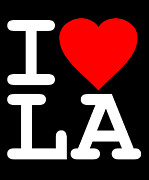 I Love LA Los Angeles Digital Art by Flippin Sweet Gear