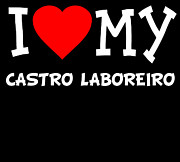 I Love My Castro Laboreiro Dog Breed Digital Art by Flippin Sweet Gear