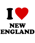 I Love New England Digital Art by Flippin Sweet Gear