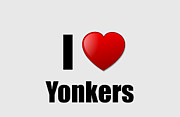 I Love Yonkers Digital Art by Jeff Creation