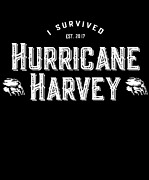 I Survived Hurricane Harvey Digital Art by Flippin Sweet Gear