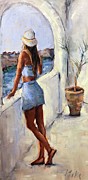 Ibiza Painting by Ashlee Trcka Ibiza Painting by Ashlee Trcka