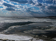 Ice Blue Skies, Long Beach Island, New Jersey Photograph by Louis Dallara Ice Blue Skies, Long Beach Island, New Jersey Photograph by Louis Dallara