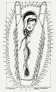 Iesous Ahatonnia Drawing by William Hart McNichols
