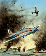 Iluyshin IL-2 Painting by Steve Ferguson Iluyshin IL-2 Painting by Steve Ferguson