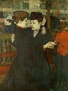  Im Moulin Rouge  Zwei tanzende Frauen Francais   Au Moulin Rouge  Les deuxvalseusesCestina  V Mouli Drawing by Henride Toulouse Lautrec