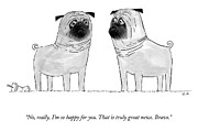 I'm So Happy For You Drawing by Julia Leigh and Phillip Day