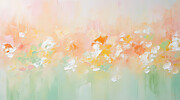 Impressionist Spring Colors Art Painting by Lourry Legarde