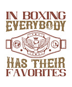 In boxing everybody has their favorites Digital Art by Jacob Zelazny
