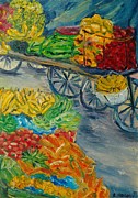 In the Market Painting by Emerald Wave In the Market Painting by Emerald Wave