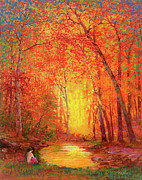 In the Presence of Light Meditation Painting by Jane Small
