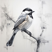 In the Stillness of Gray Painting by Lourry Legarde