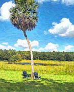 In the wind Painting by Follow Themoonart