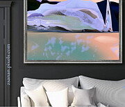In Your Space No 44 Mixed Media by Zsanan Studio