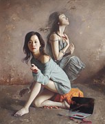 Incense seeking Painting by Mingyue Wang Incense seeking Painting by Mingyue Wang