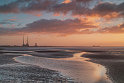 Incoming Ferry - Poolbeg Across Dublin Bay Photograph by Adrian Hendroff