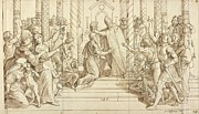Inhaling van prinses Wilhelmina van Pruisen te Berlijn, 1789 by Padre Martini Painting by MotionAge Designs