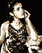 Selena Gomez, Ice Cream Digital Art by Gradify Creations