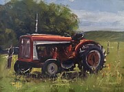 International Harverster Painting by Laura Toth