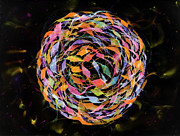 'Intertwined' inverted 2 Painting by Petra Rau