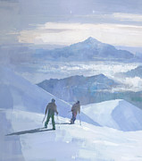 Into the Valley Painting by Steve Mitchell