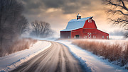 Iowa Snow Storm Digital Art by Greg Joens Iowa Snow Storm Digital Art by Greg Joens