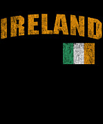 Ireland Retro Digital Art by Flippin Sweet Gear