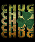 Irish Chug Retro Digital Art by Flippin Sweet Gear