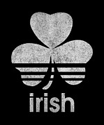 Irish Logo Retro Digital Art by Flippin Sweet Gear