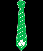 Irish St Patricks Tie Digital Art by Flippin Sweet Gear