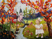 Isla at the Baptism Painting by Roxy Rich