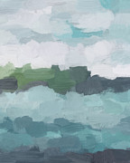 Island in the Distance II Painting by Rachel Elise