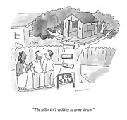 Isn't Willing to Come Down Drawing by Drew Panckeri