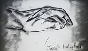 Jason's Healing Hand Drawing by Christina Knight Jason's Healing Hand Drawing by Christina Knight