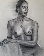 Jazmine Painting by Jeff Dickson Jazmine Painting by Jeff Dickson