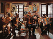 jazz for S Painting by Guido Borelli
