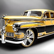 jdeecken wheels Nash Hemi Digital Art by John Deecken