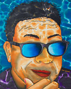Jean Baptiste Self Portrait Painting by Daniel Jean-Baptiste