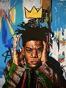 Jean-Michel Basquiat Painting by Joel Tesch Jean-Michel Basquiat Painting by Joel Tesch
