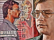 Jeffrey Dahmer  Painting by Mark Baranowski