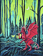 Jersey Devil Painting by Clara Sue Beym Jersey Devil Painting by Clara Sue Beym