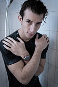 Jesse in the shower Photograph by JJ Whitley Jesse in the shower Photograph by JJ Whitley